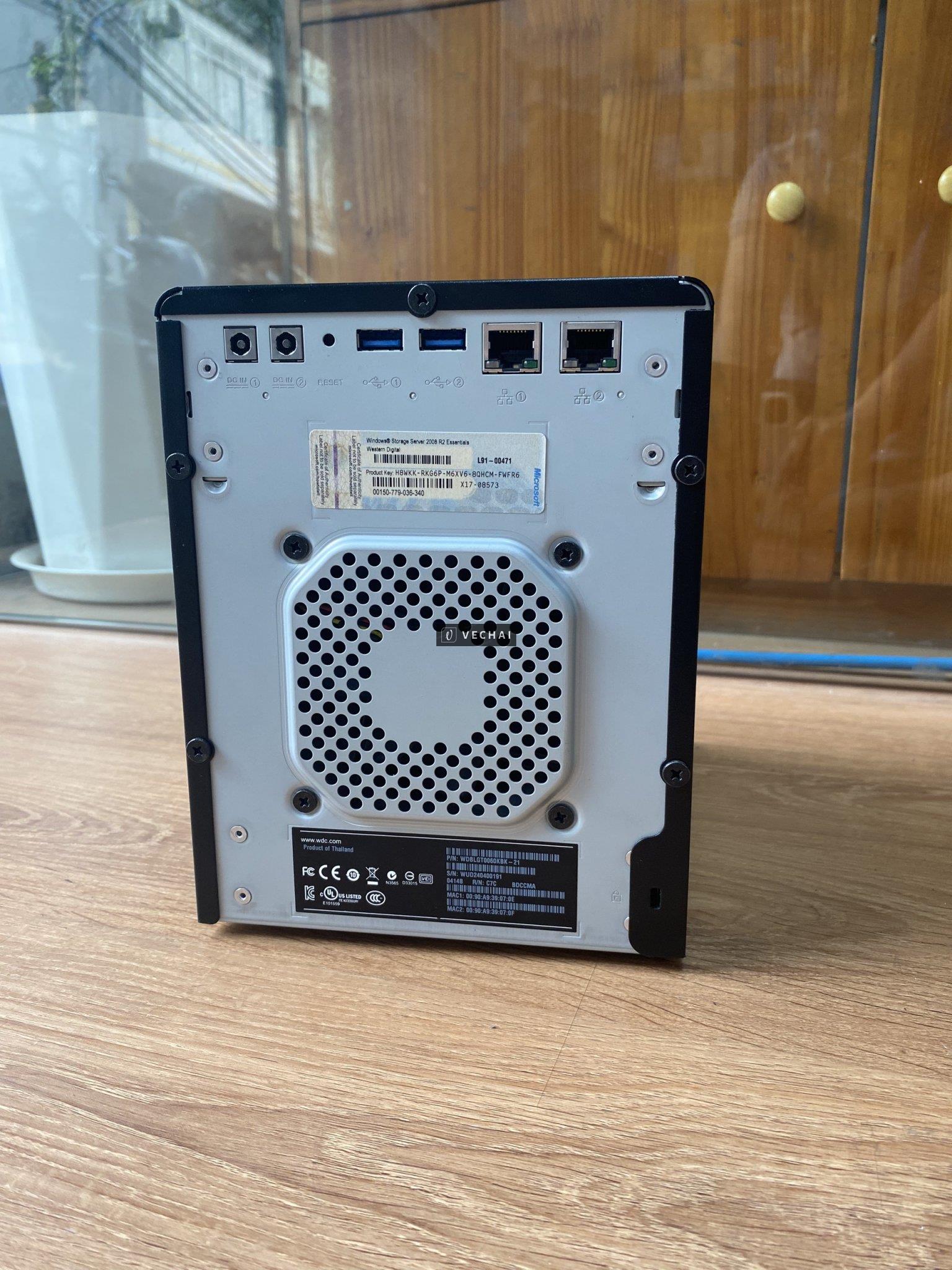 Thanh lý NAS WD DX4000 đi kèm 2 ổ 3tb server