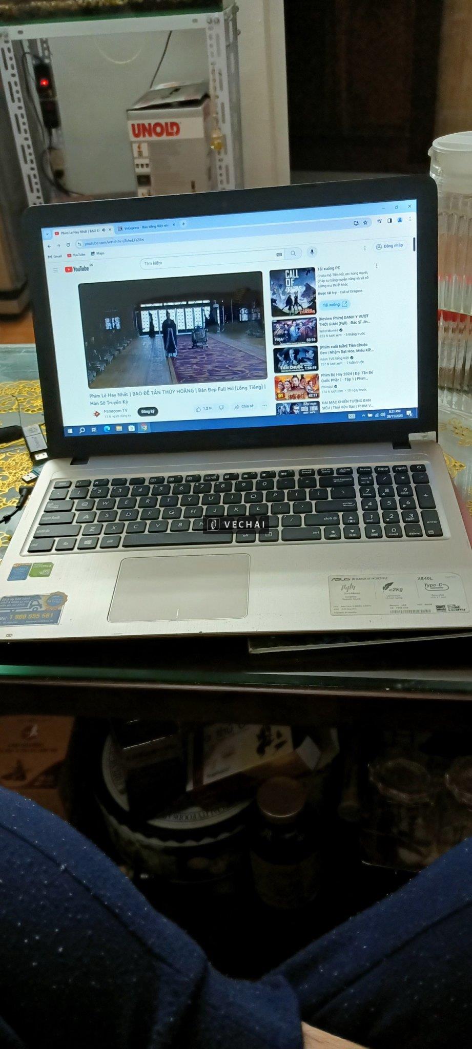 Thanh lý laptop nhà dùng ASUS X540L vỏ nhôm đẹp