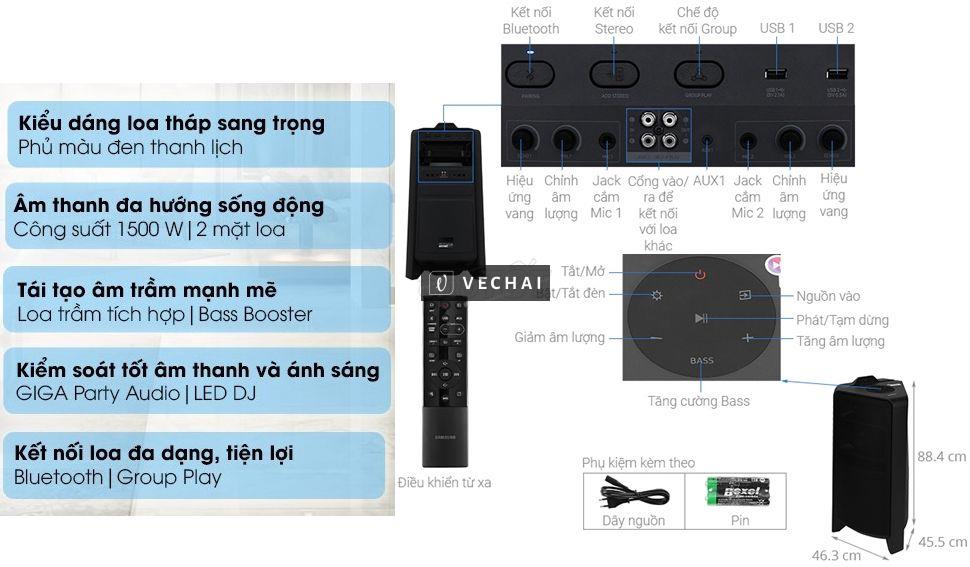 LOA THÁP SAMSUNG MX-T70XV 2020