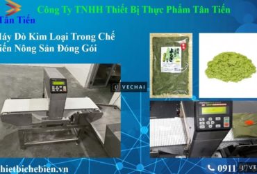 máy dò kim loại trong chế biến nông sản đóng gói