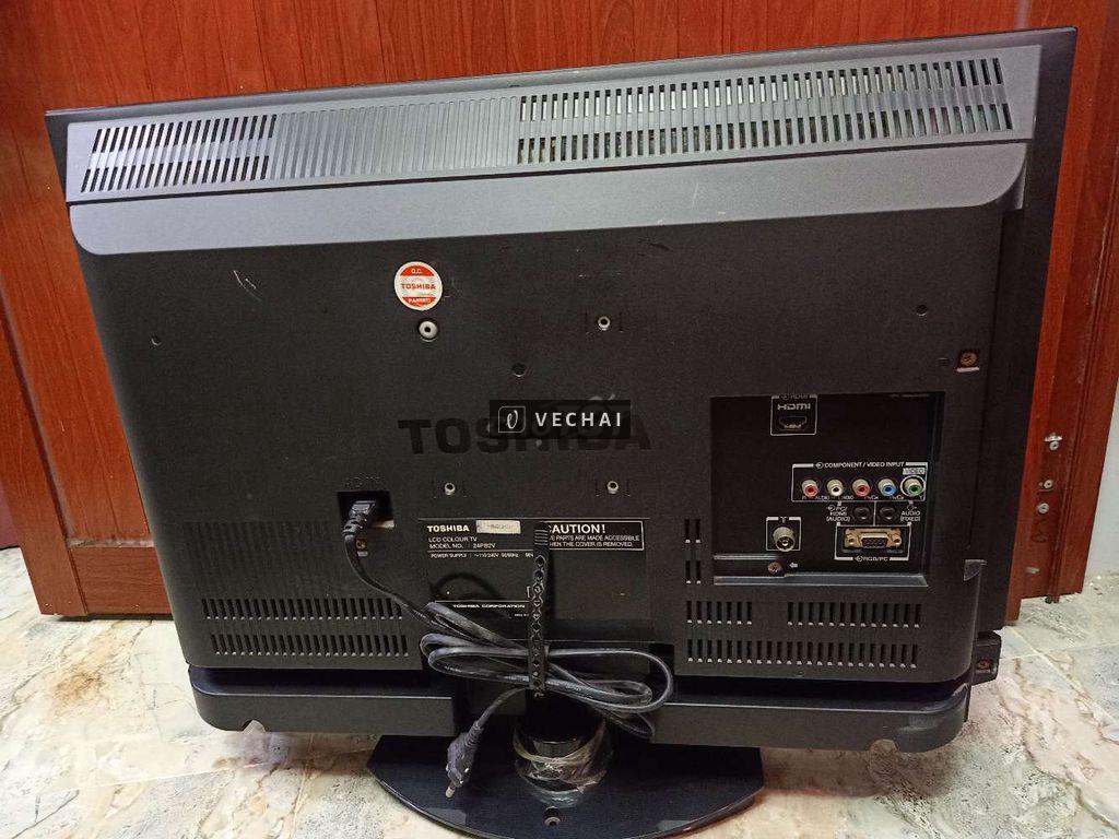 Thanh lý tivi toshiba 24in 24PB2V, còn tốt.