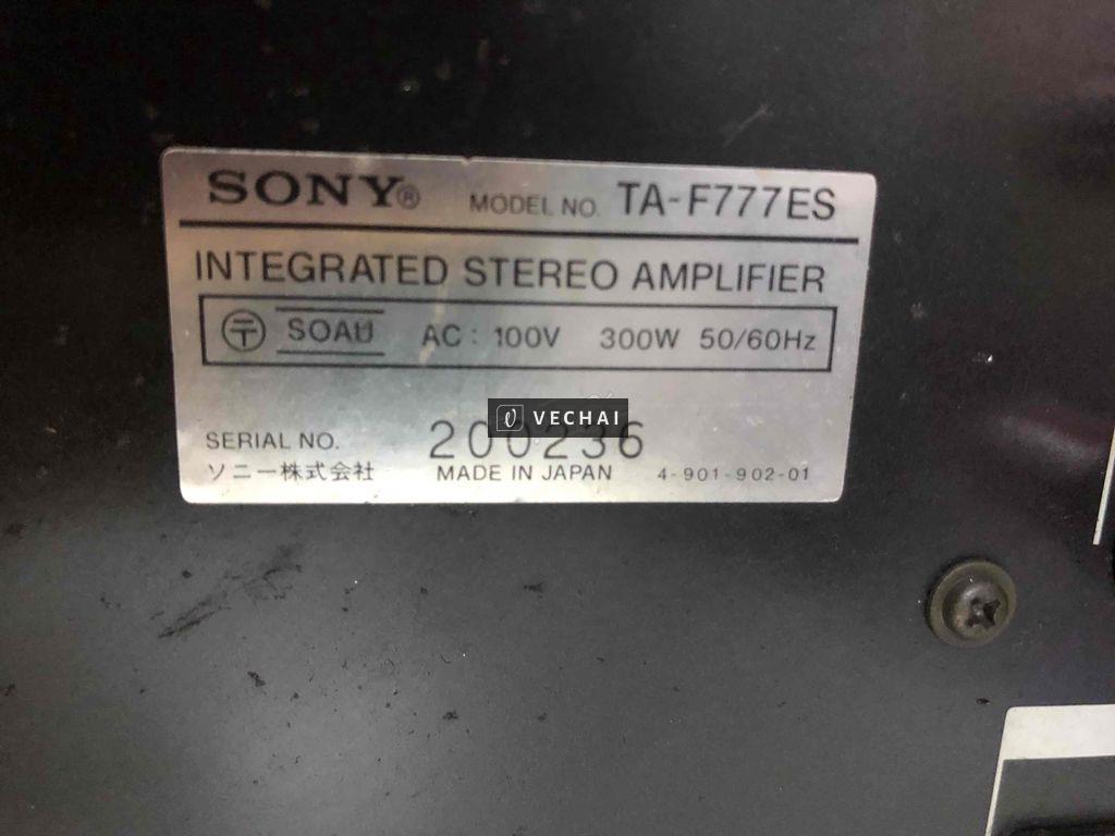 Amli SONY TA-F 777ES điện 100v cs 300w sai 43cm