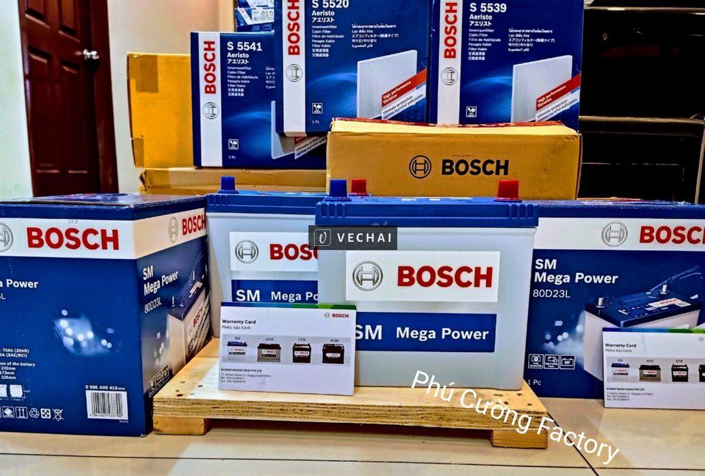 Bosch : Kèn Sò-Gạt Mưa-Ắc Qui-Lọc Nhớt/Gió-Bugi…