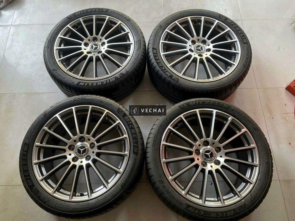 Mâm 18 in cho C-Class kèm lốp michelin