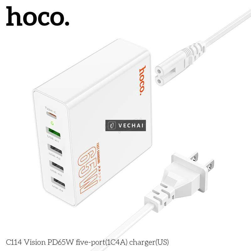 Cốc sạc hoco max 65w