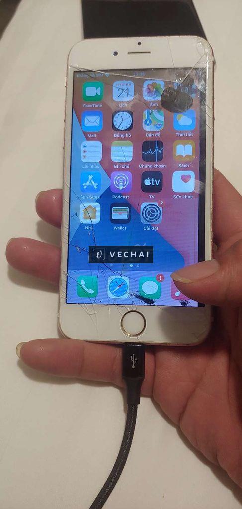 xác IPhone 6s mvt màn nứt như hình không icloud