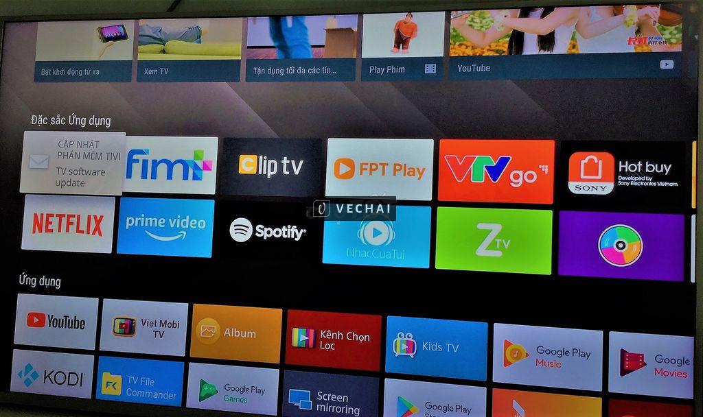 TV LED Sony KD-49W800f 49in Android TV Giọng Nói
