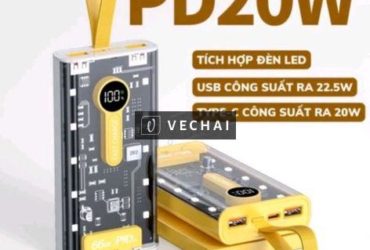 Sạc dự phòng 20000mah 22.5w