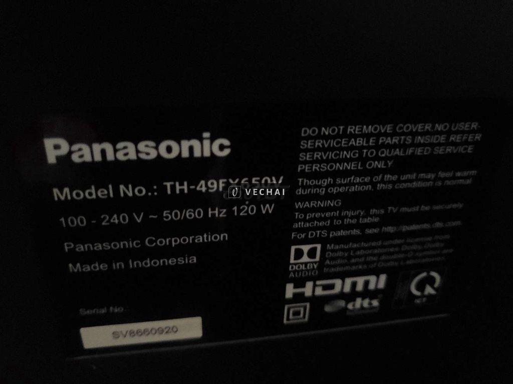 Xác tivi đời mới, 49 inch, Panasonic. TÂN PHÚ HCM