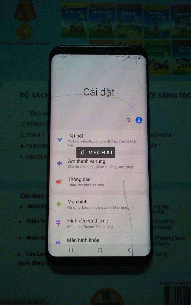 Màn SS S8 plus , ko ám , có nứt , full cn