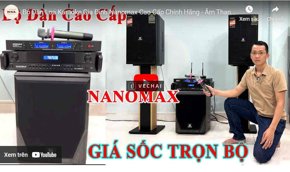 Dàn Loa Karaoke Gia Đình NaNoMax