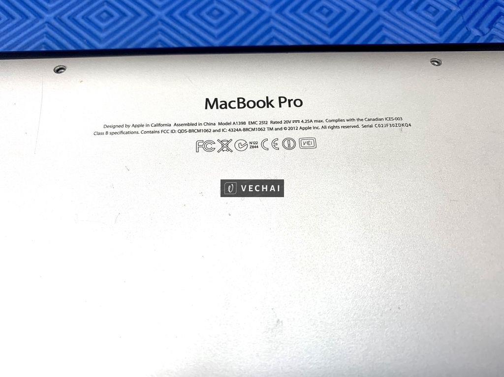 Macbook Pro a1398 EMC 2512 bán xác