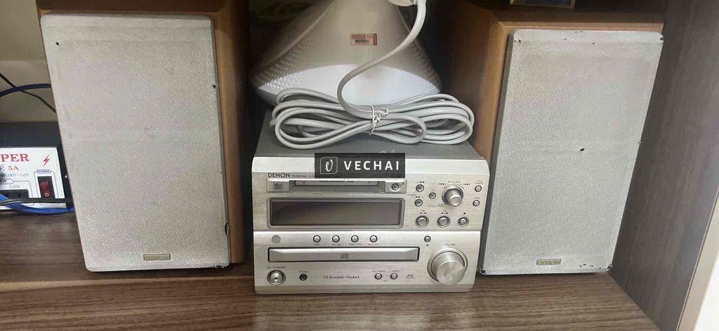 Đầu đĩa và loa denon