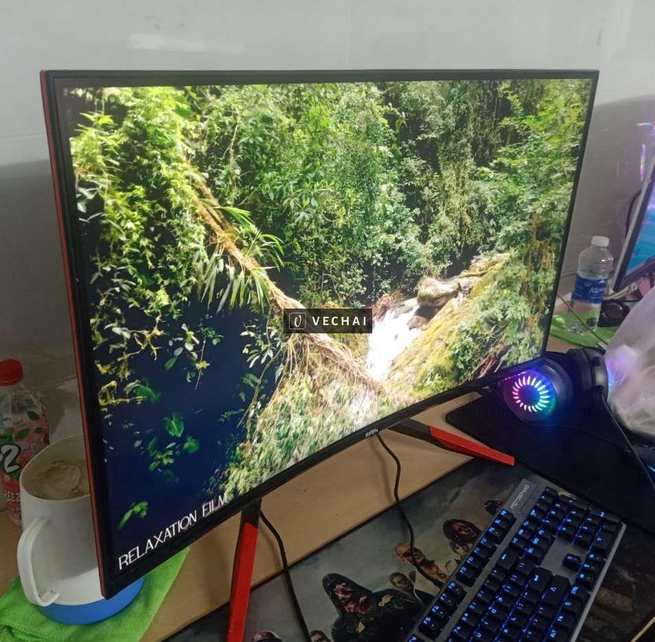 MÀN 32 INCH CONG 165HZ ĐẸP KENG FULL HD FULL CỔNG