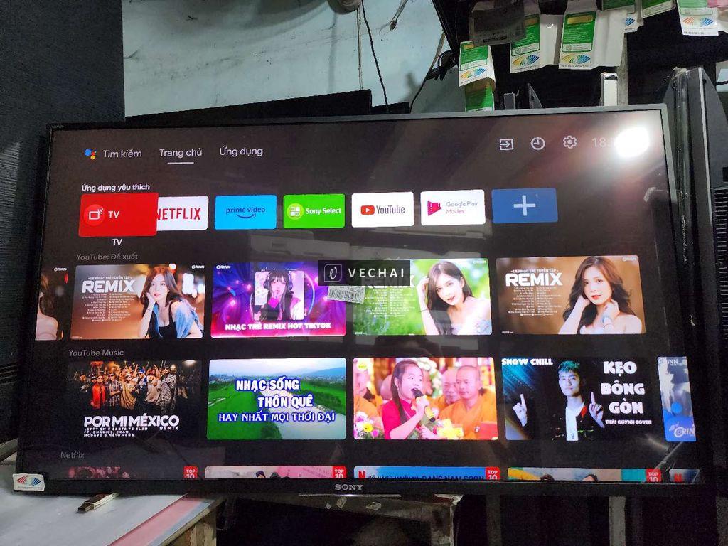 Android Tivi Sony 4K 43 inch X8000E. Ảnh Nét Đẹp