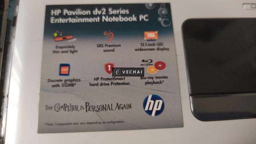 Laptop Hp Pavilion DV 2 còn mới hư màn bán xác