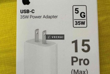 Củ sạc 35W và cáp sạc nhanh iphone 15 promax !