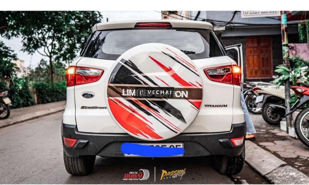 Tem dán sườn và đuôi xe ecosport