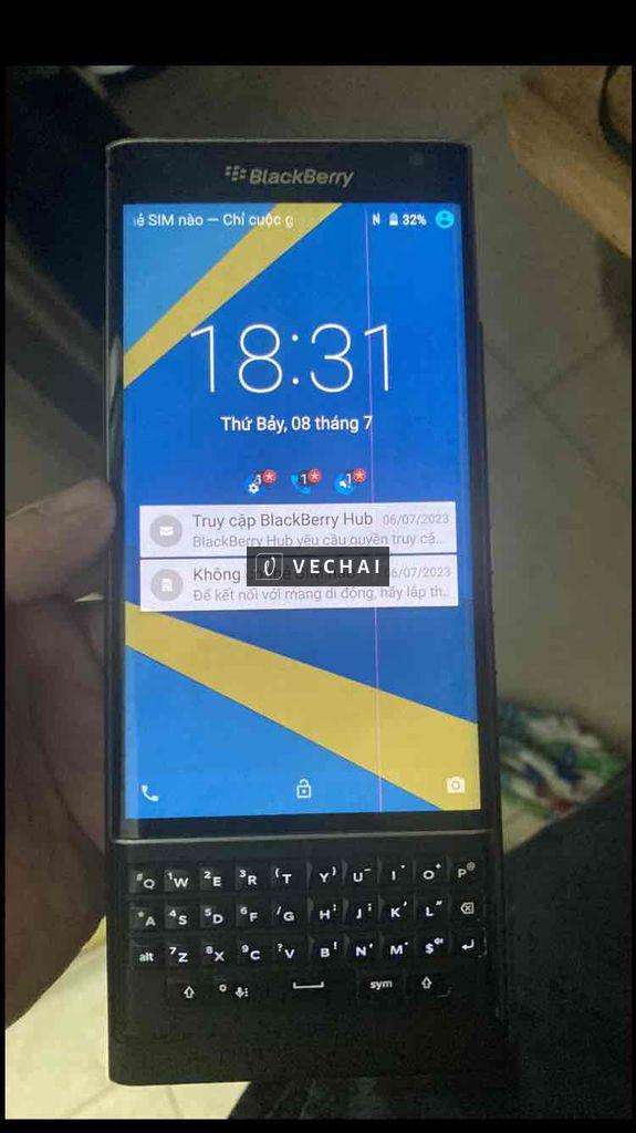 Xác zin Blackberry Priv sọc màn nhẹ cảm ok full cn