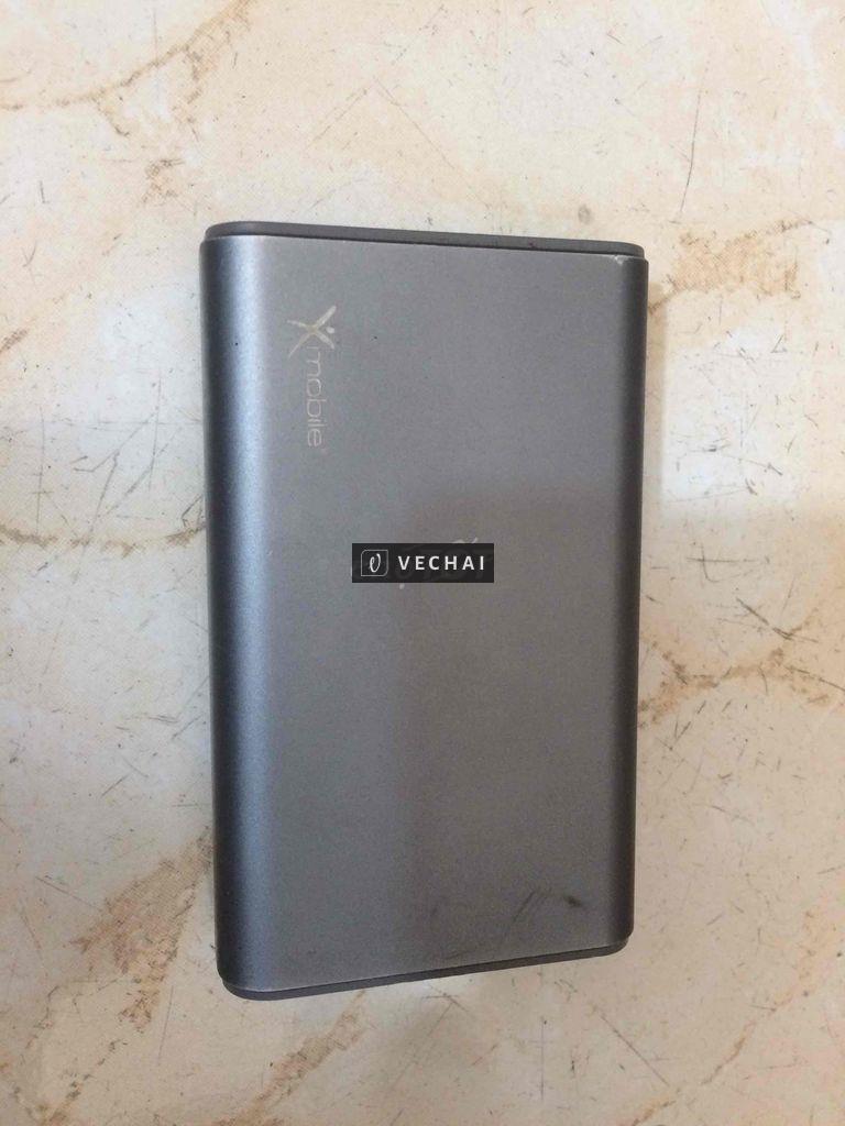 Sạc dự phòng Xmobile 10000mAh vỏ nhôm