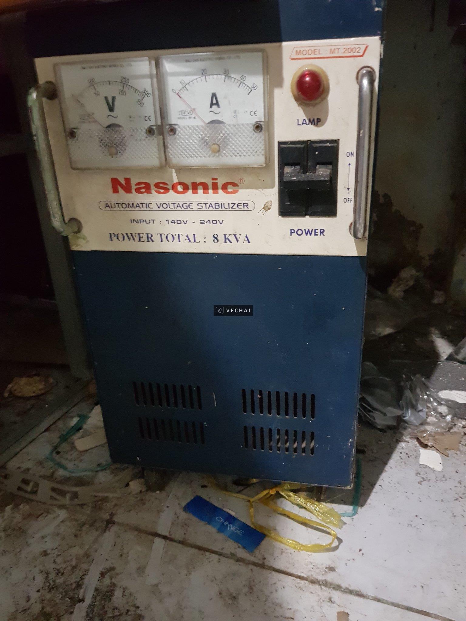 Thanh ly ổn áp Nasonic Power total : 8KVA