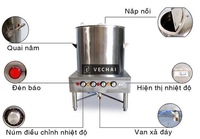 Nồi nấu phở 30l – dùng điện