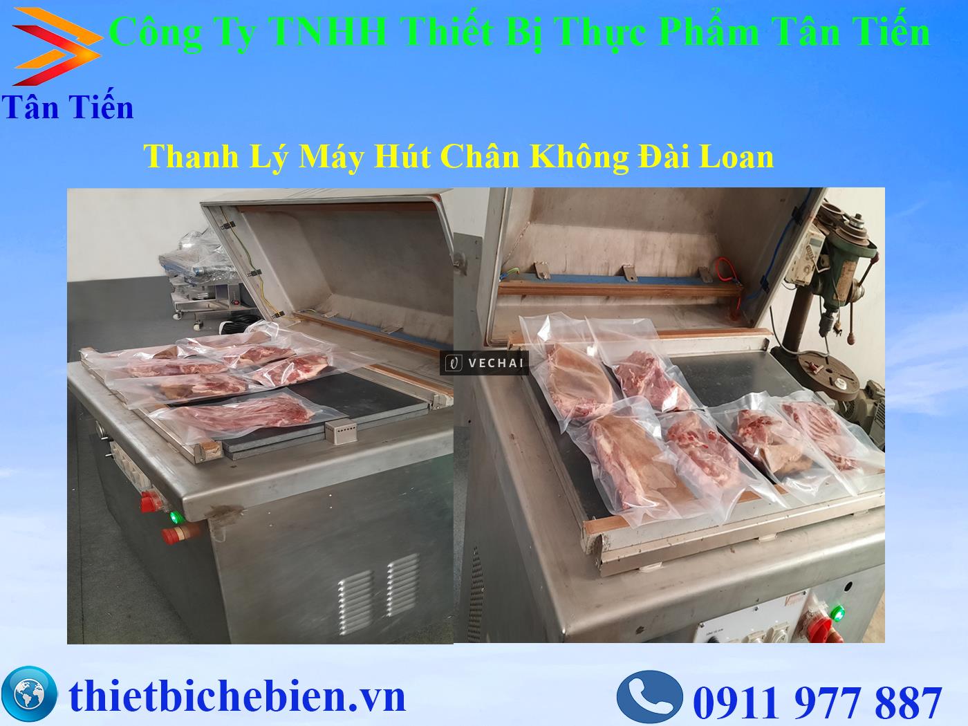 thanh lý máy hút chân không một khoang đài loan