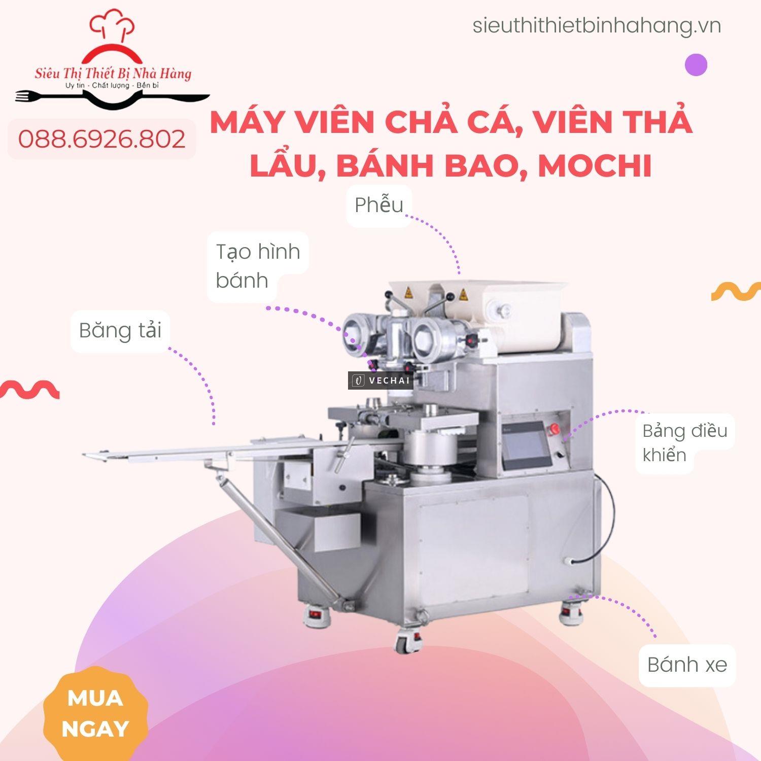 Máy sản xuất viên thảlaaiu, bánh mochi, bánh dẻo