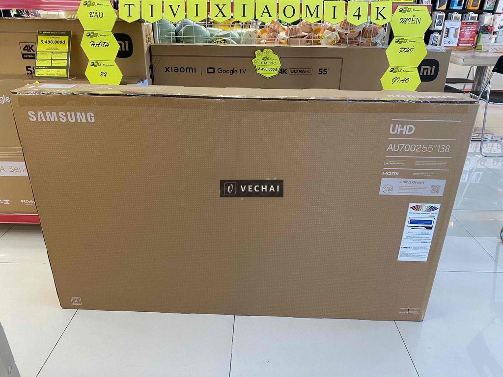 Smart Tivi Samsung Crystal UHD 4K 55 inch UA55AU70