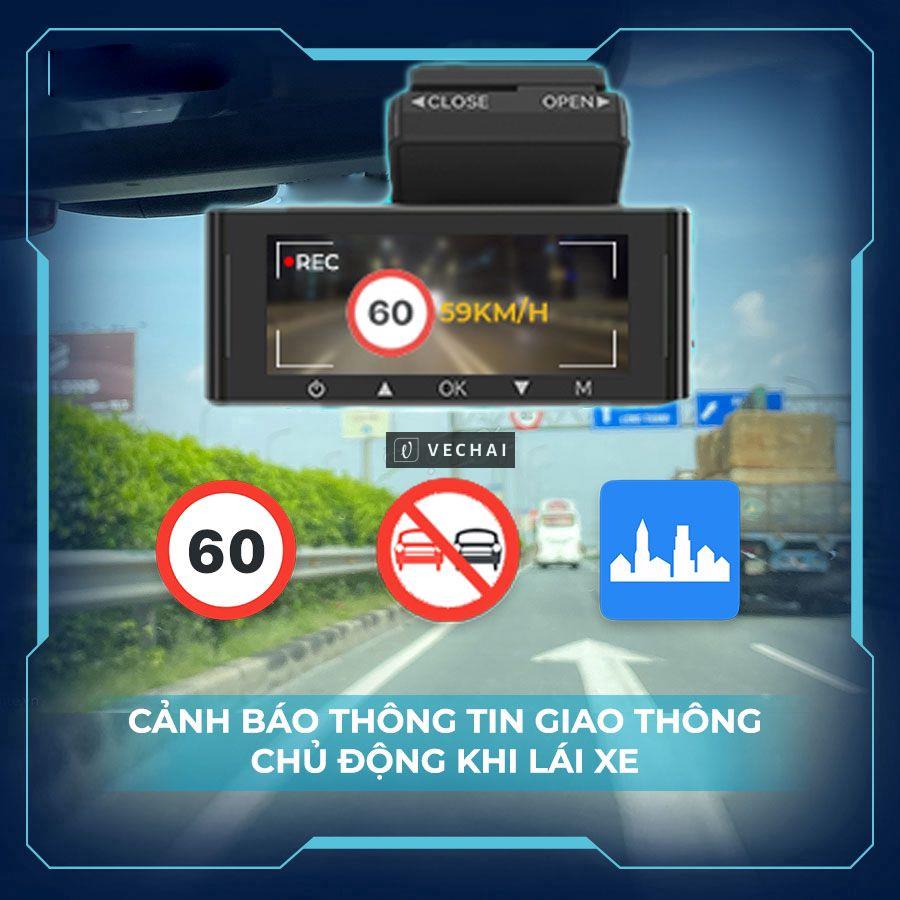 Camera hành trình Vietmap Speedcam M1 trước sau