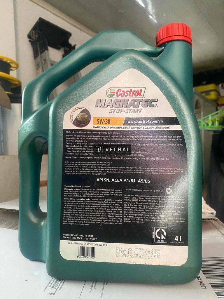 nhớt castrol cho xe ô tô