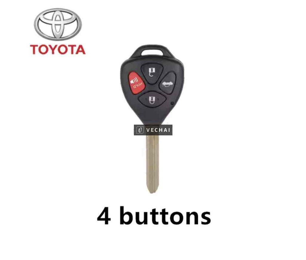 Vỏ chìa khoá ô tô Toyota-2,3,4 nút bấm