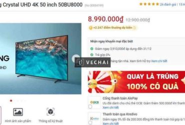 tivi samsung mới 100% giá 8tr