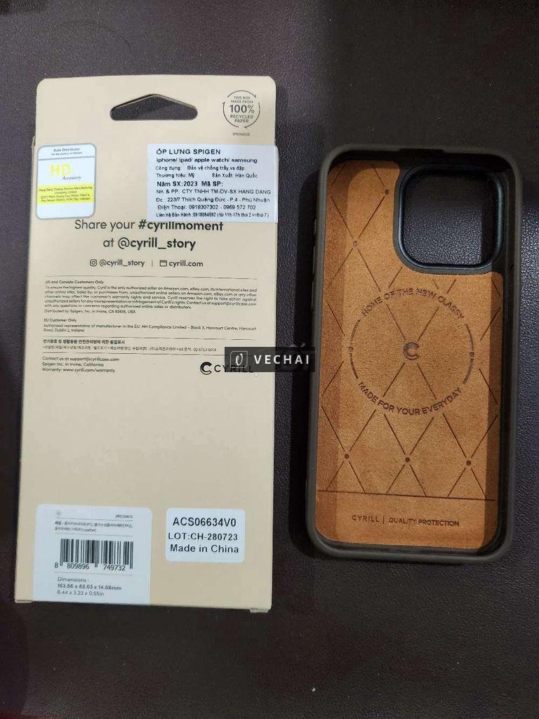 Ốp Lưng iPhone 15 PRO MAX SPIGEN Cyrill Kajuk Mag