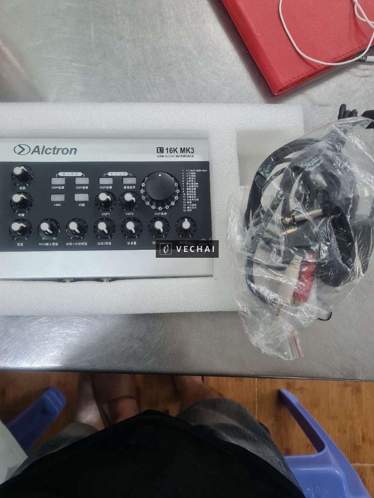 Soundcard Alctron U16 MK3 livetreams cao cấp.