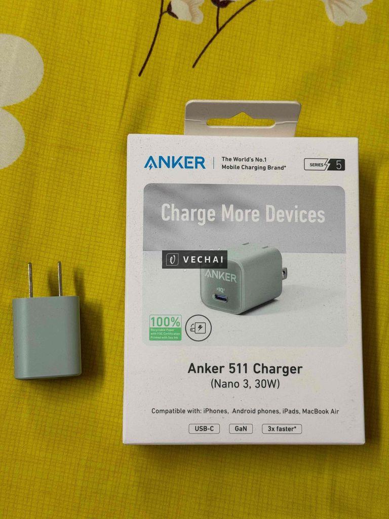 Củ sạc Anker usb  30w mới 99% !