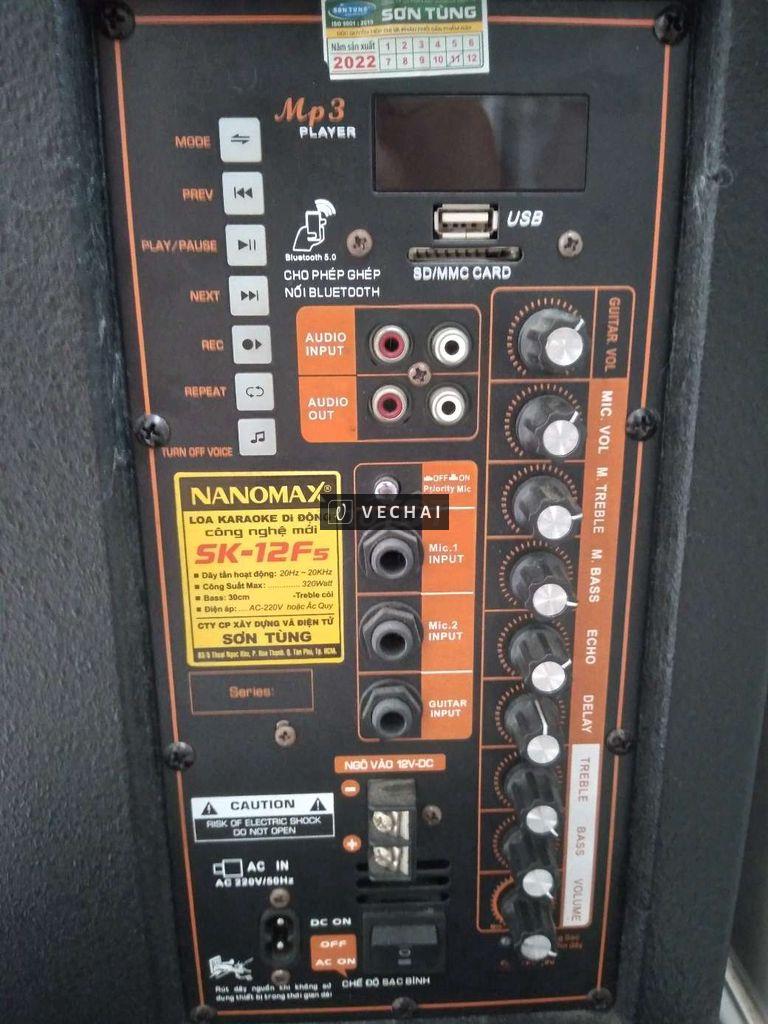 Loa kéo NanoMax 320W BASS 30cm