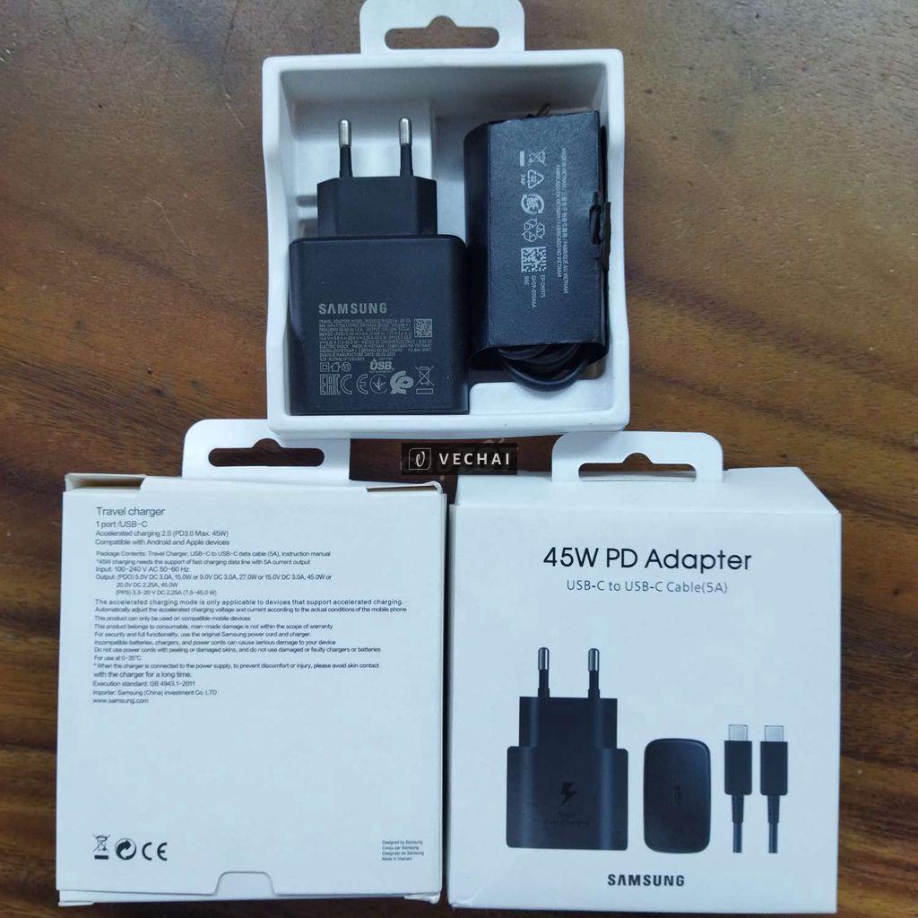 Sạc Samsung 45w Super Charge 2.0 chính hãng.