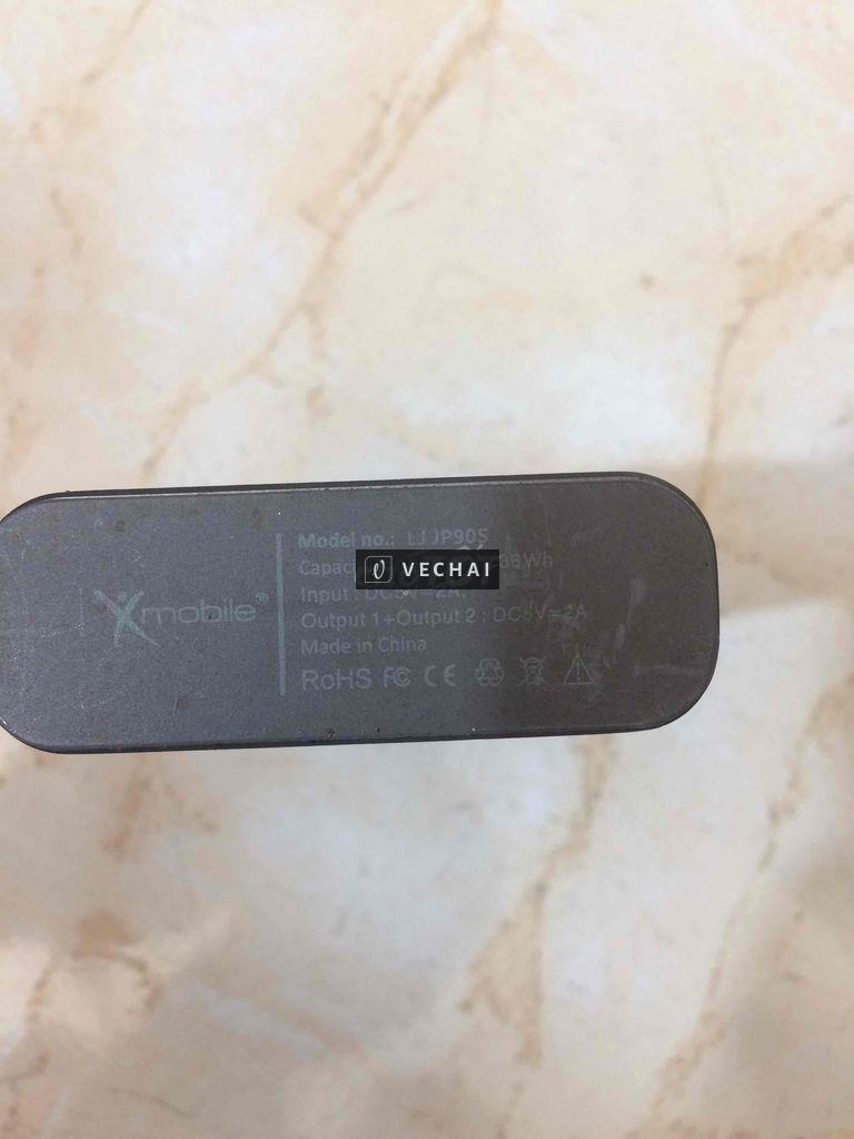 Sạc dự phòng Xmobile 10000mAh vỏ nhôm