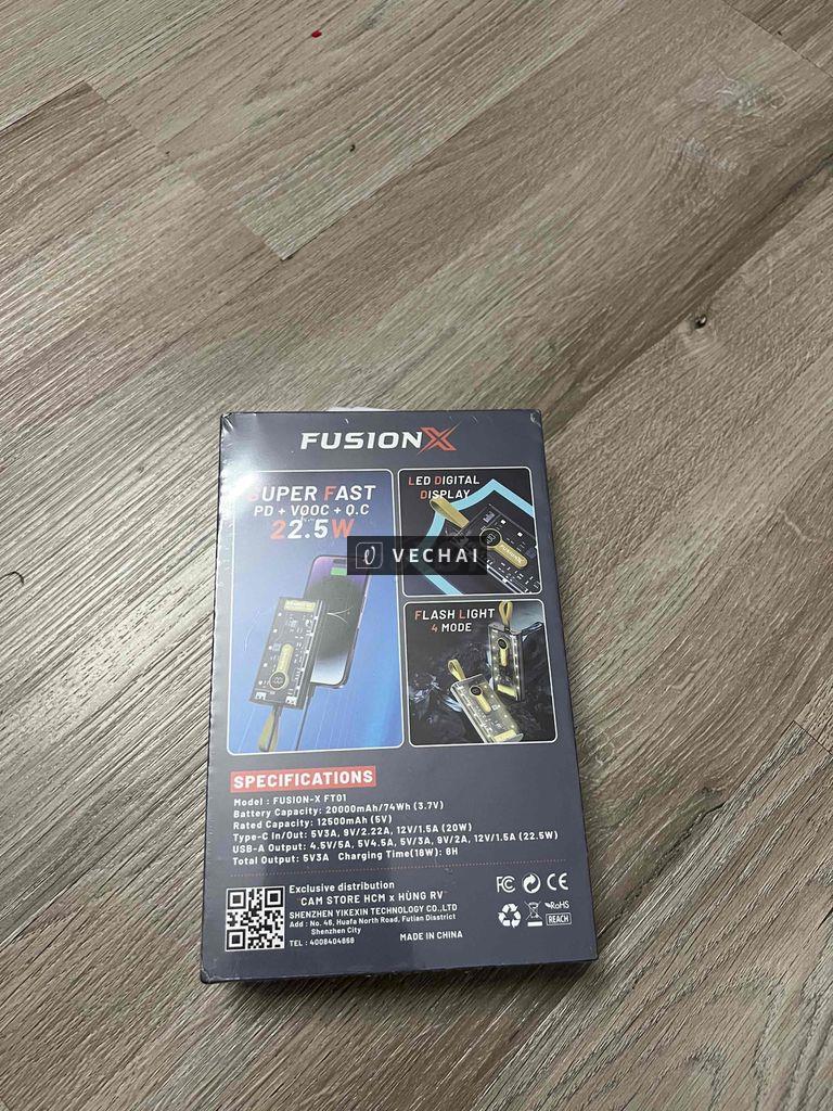 Bán sạc dự phòng FUSION X 20.000mah