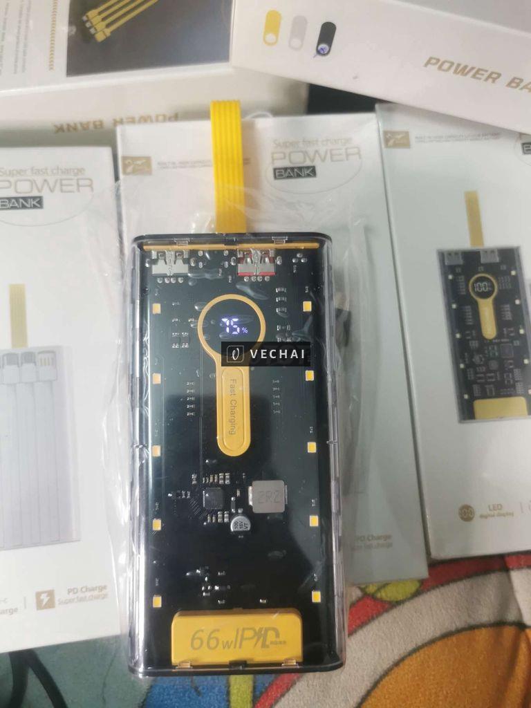 Sạc dự phòng trong suốt 20000mah