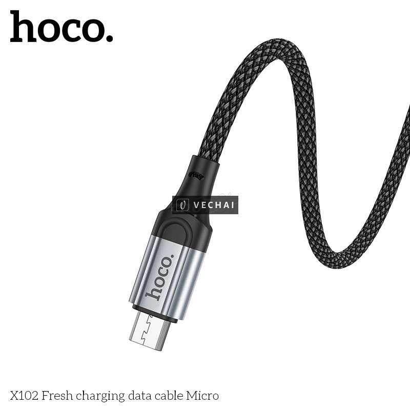 Micro usb Cáp sạc nhanh hoco X102 2.4A