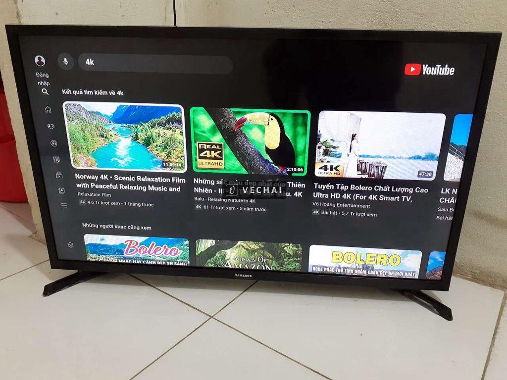 Smart tivi 32 inch Samsung trực tiếp YouTube nhanh