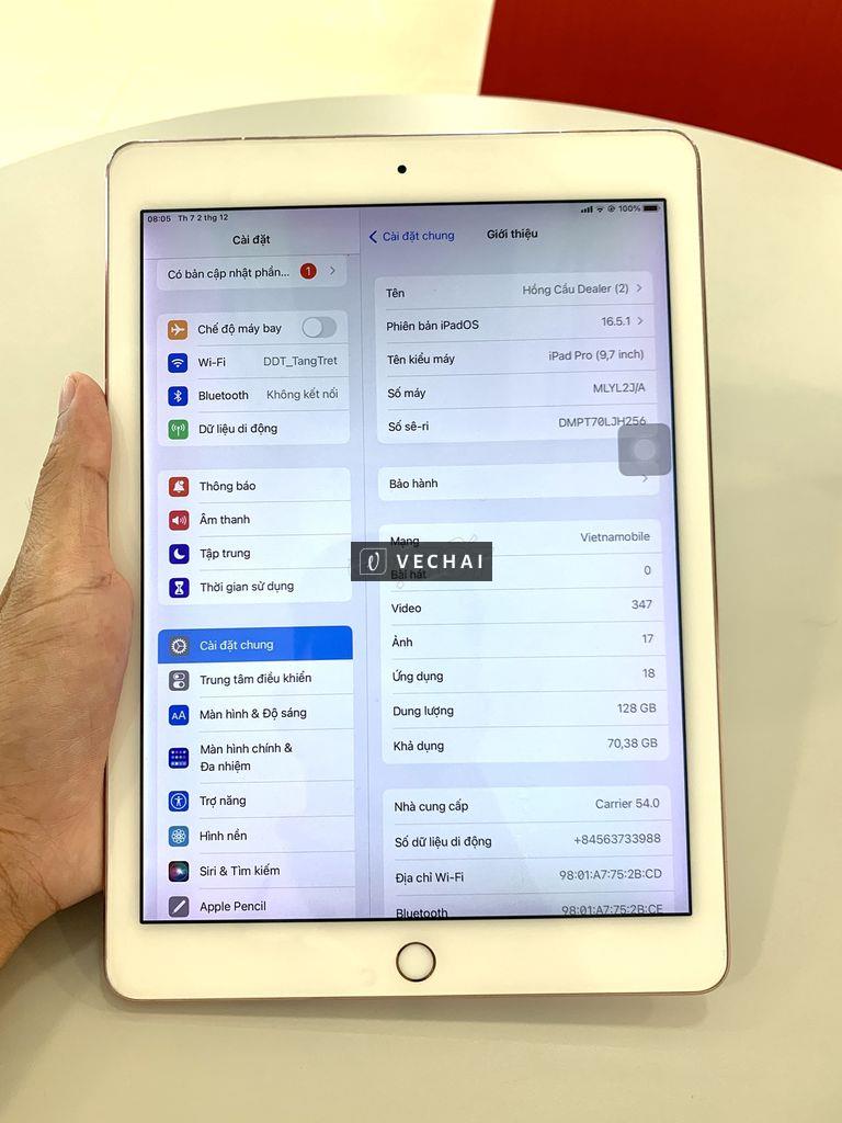 Apple Ipad Pro 9.7 4G 128gb Đẹp