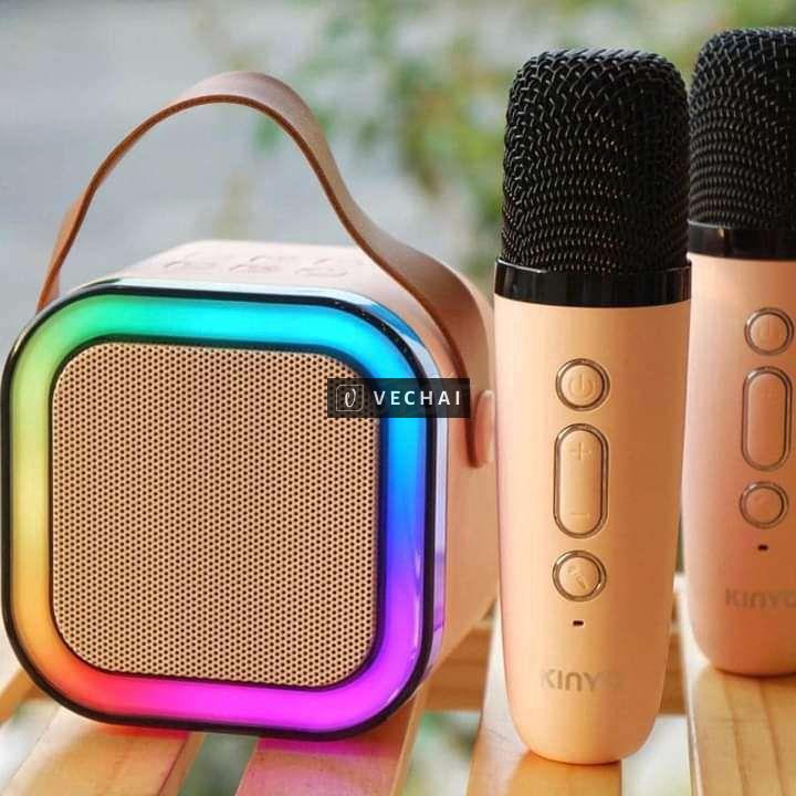 Loa bluetooth kèm mic karaoke mini