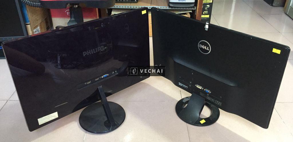 2 MÀN HÌNH DELL & PHILIPS – 24 INCH