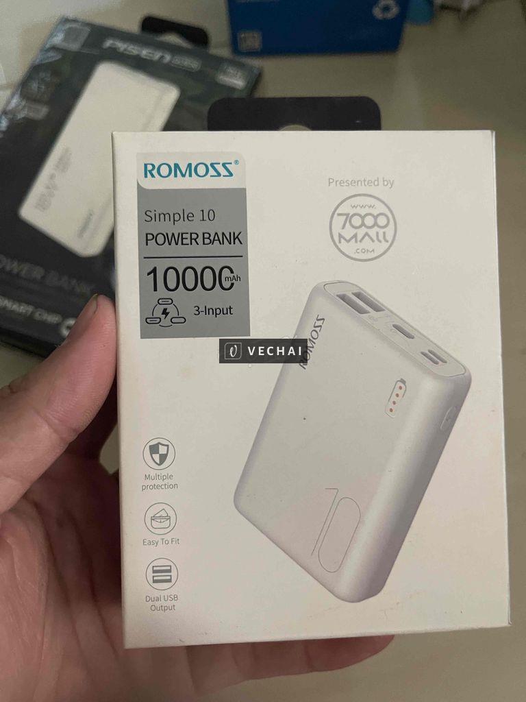 Bán pin sạc dự phòng Romoss PSL10. 10000mah