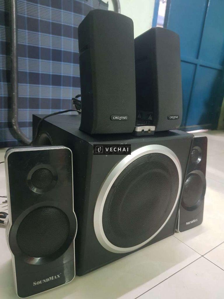 Chia lại loa SoundMax thêm 2 cục loa vi tính