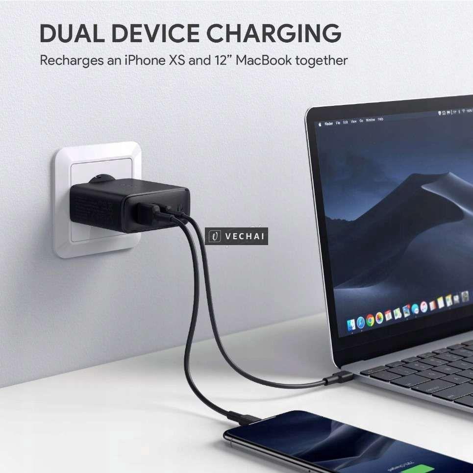 Sạc AUKEY 60W chính hãng