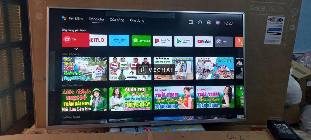 Android Tivi Sony 43inch 4K giọng nói, mẫu 2019